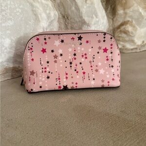 kate spade ♠️ Pink Star Pattern Cosmetic Bag